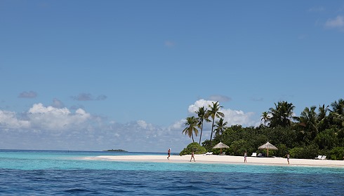 Wandern am Strand